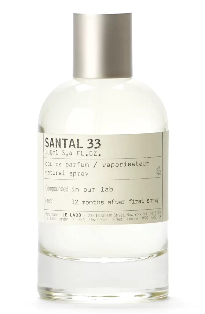 Le Labo Santal 33-Best Fall Fragrances