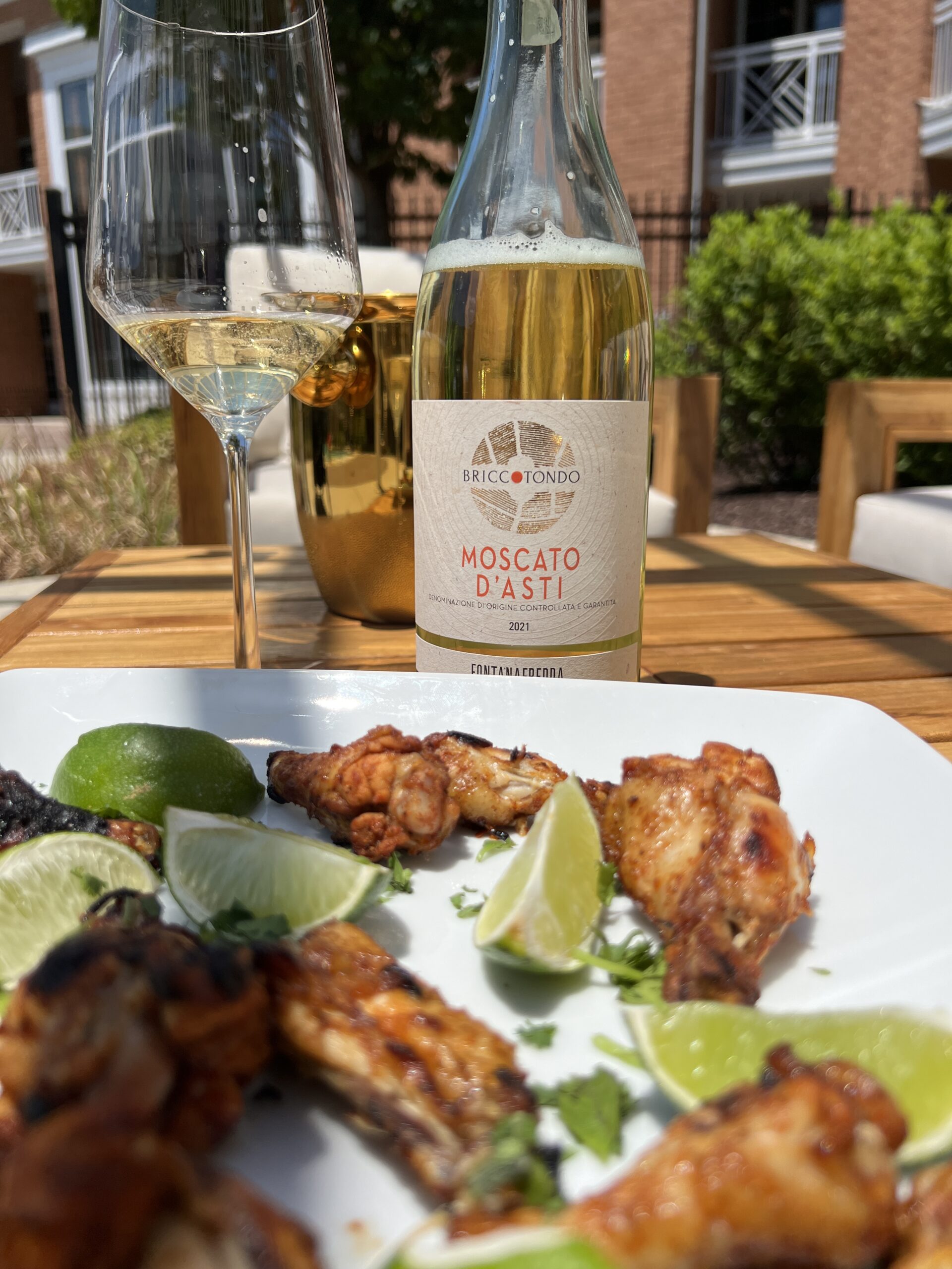 Honey Lime Wings & Moscato d'Asti DOCG