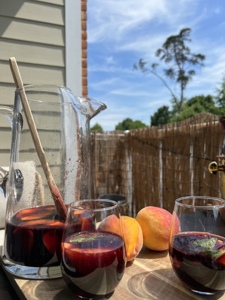 Red Wine and Peaches