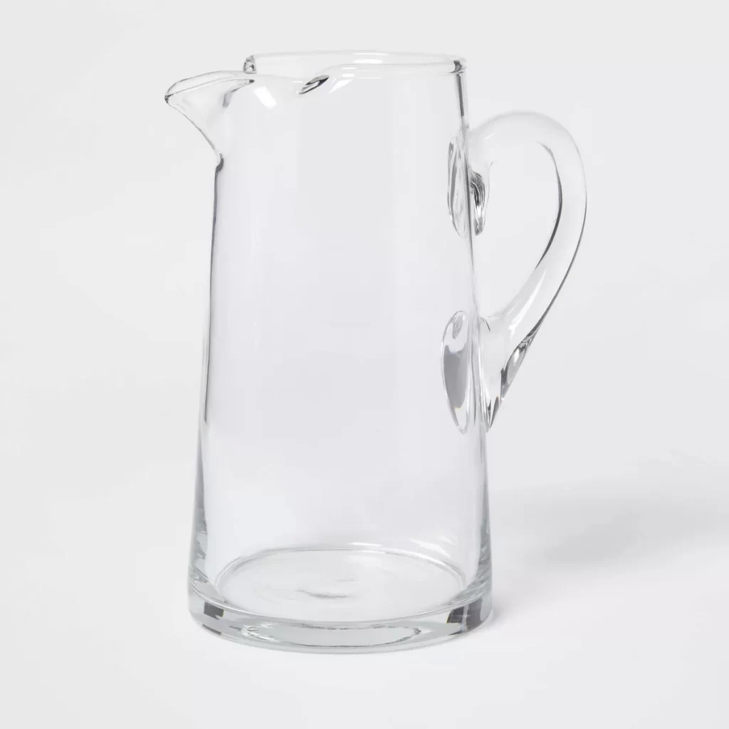 glass pitcher